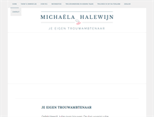 Tablet Screenshot of michaelahalewijn.nl